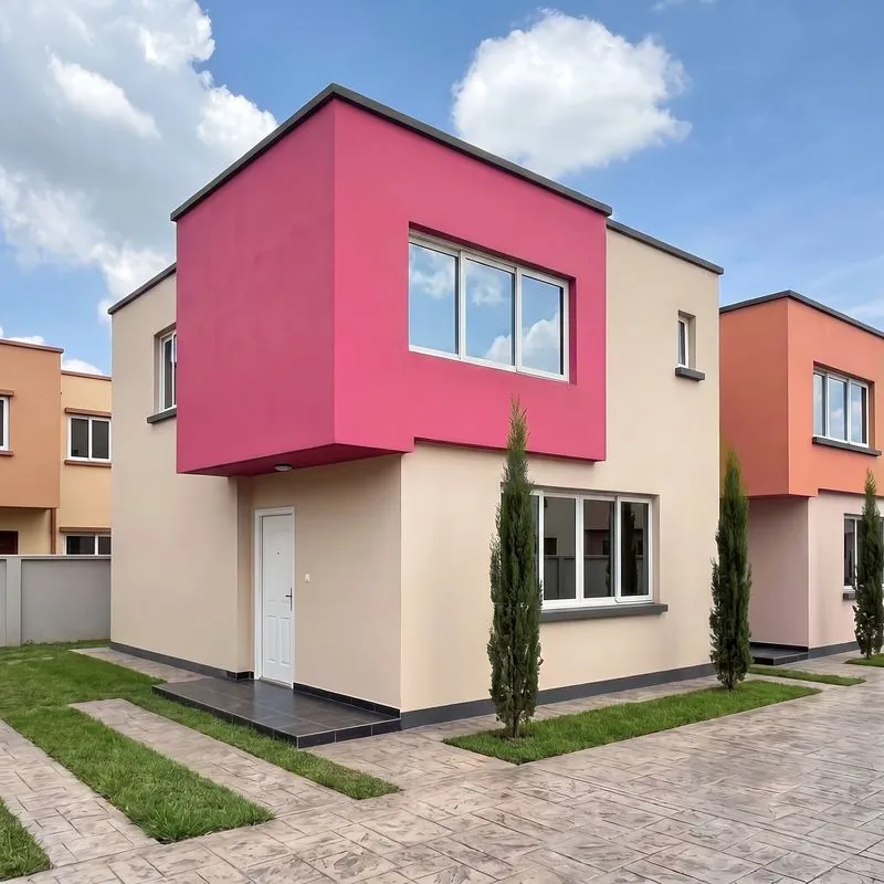 Fachada del modelo Santorini en Mantua 252